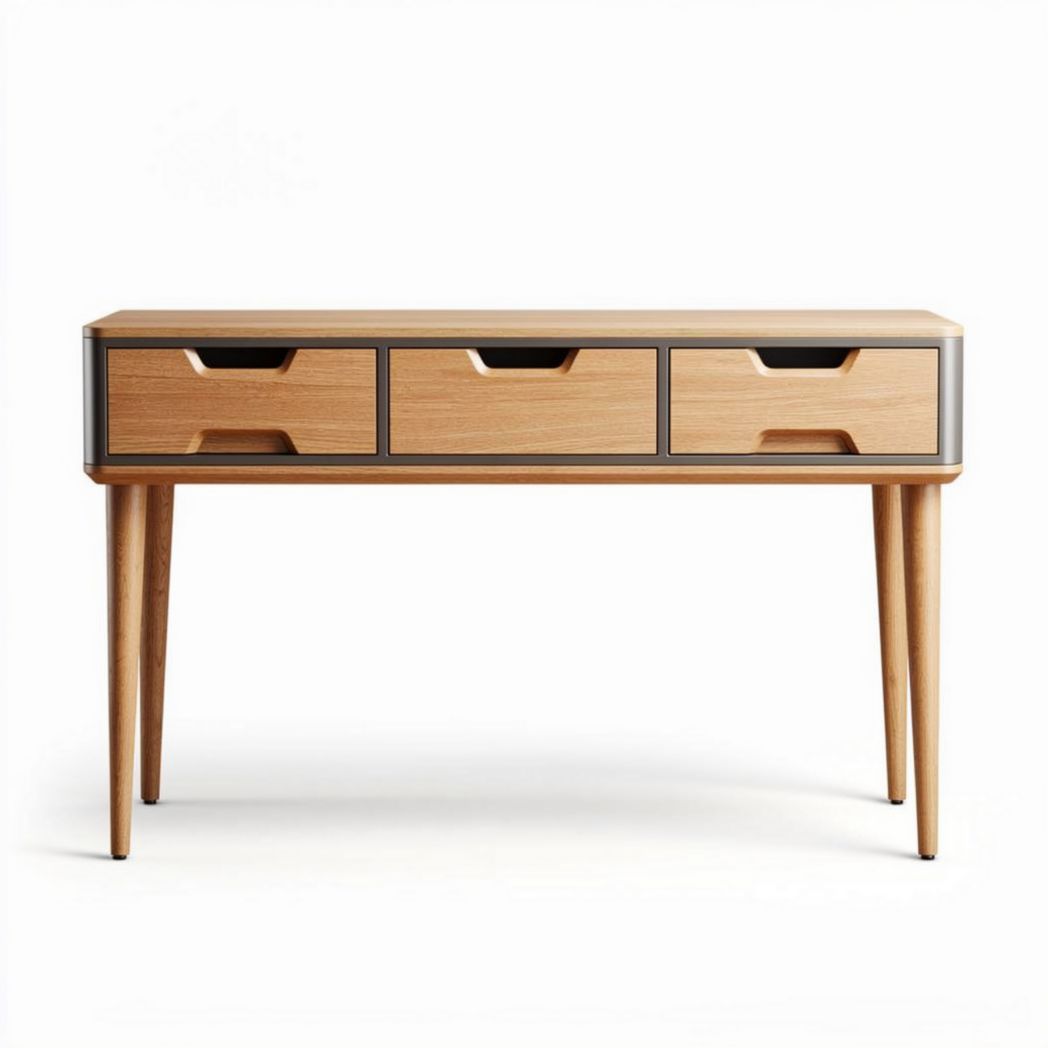 Wooden Console Table for Entryway or Living Room – Wood – 120 x 60 x 75cm