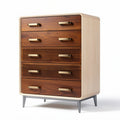 Wooden Chest of Drawers for Bedroom Storage – Made of Solid Wood – 60 x 40 x 80cm