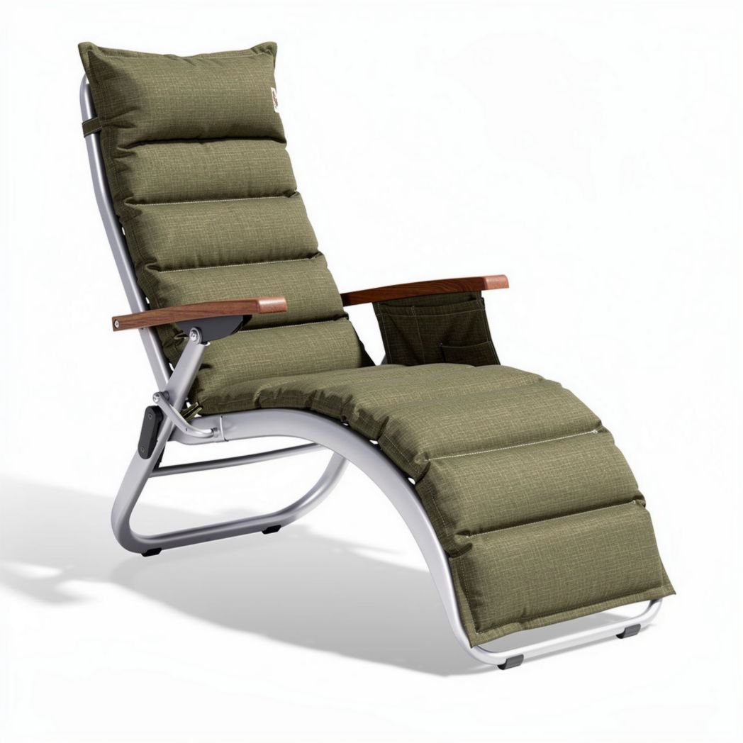Adjustable Outdoor Reclining Chair – Suitable for Relaxation and Sunbathing – Made with Durable Fabric and Steel Frame – 150 x 70 x 100cm