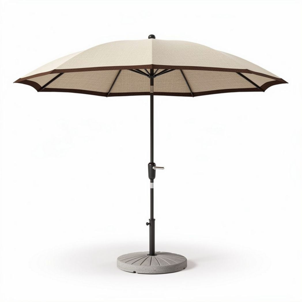 Outdoor Patio Umbrella for Garden Shade – Steel and Fabric – 200 x 200 x 250cm